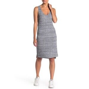 Susina Women's Marled Midi Knit Sweater Dress In Navy Captain Marl Size XS